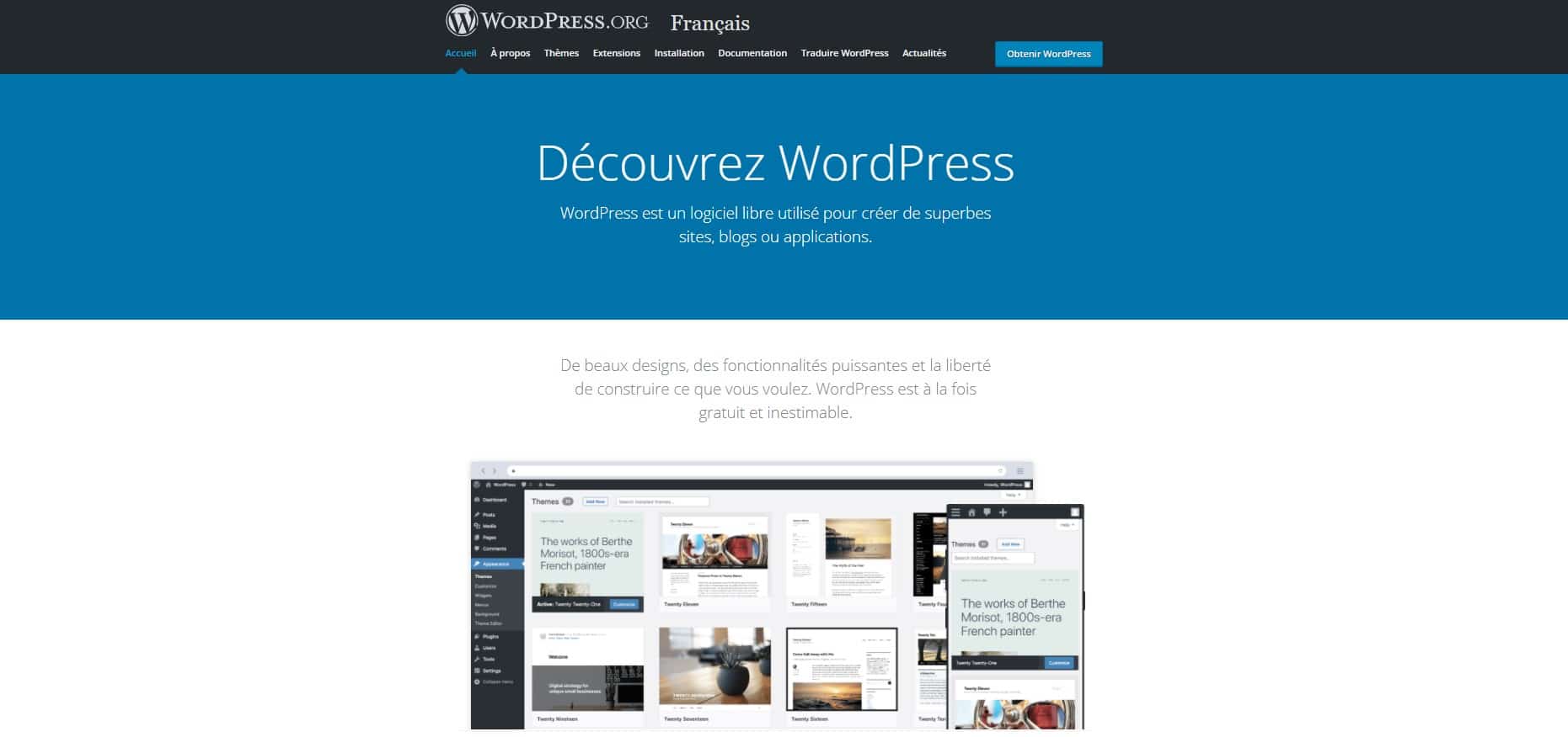 Utiliser WordPress pour créer le site web de votre activité de Drop Servicing